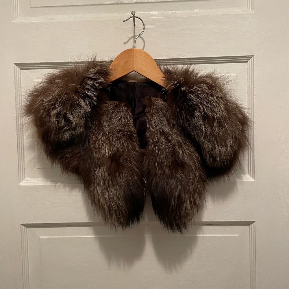 Large Fur Collar Wrap